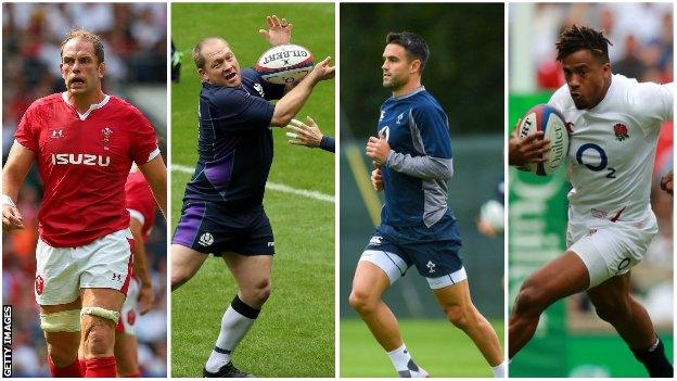 Alun Wyn Jones, WP Nel, Conor Murray and Anthony Watson