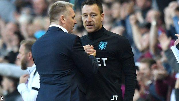 Dean Smith and John Terry