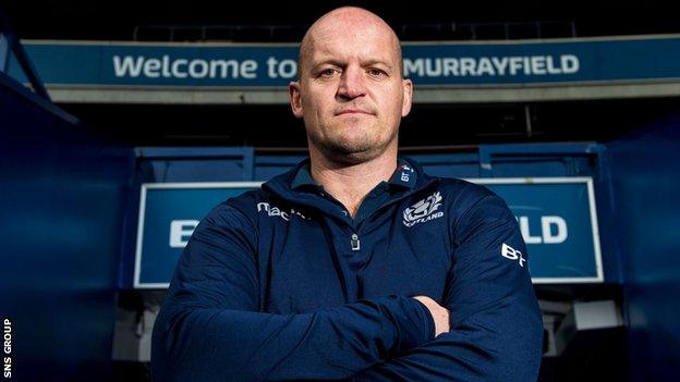 Scotland head coach Gregor Townsend