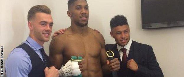 Anthony Joshua and Arsenal