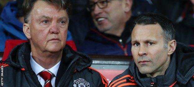 Louis van Gaal and Ryan Giggs