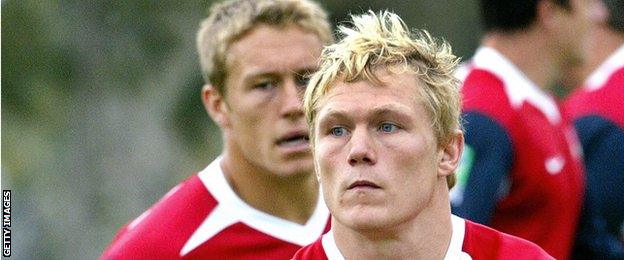 Josh Lewsey and Jonny Wilkinson