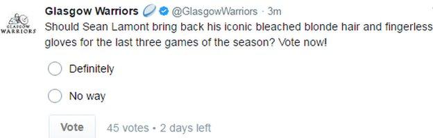 Glasgow Warriors on Twitter