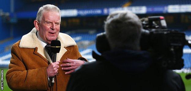 John Motson's coat