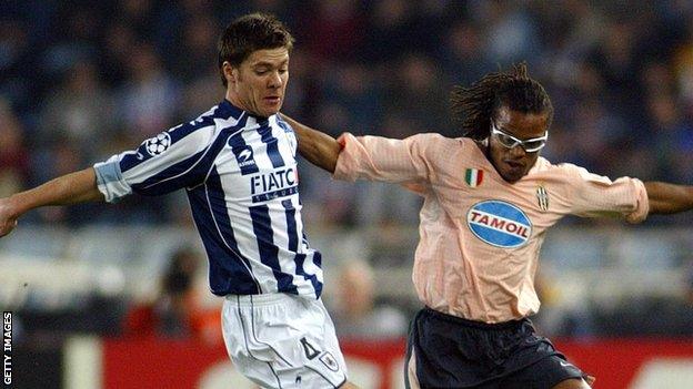 Xabi Alonso and Edgar Davids