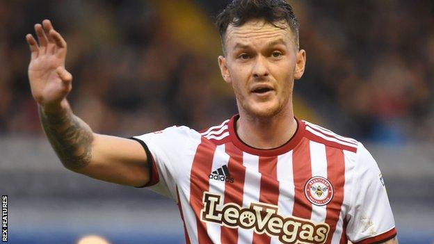 Josh McEachran in action for Brentford