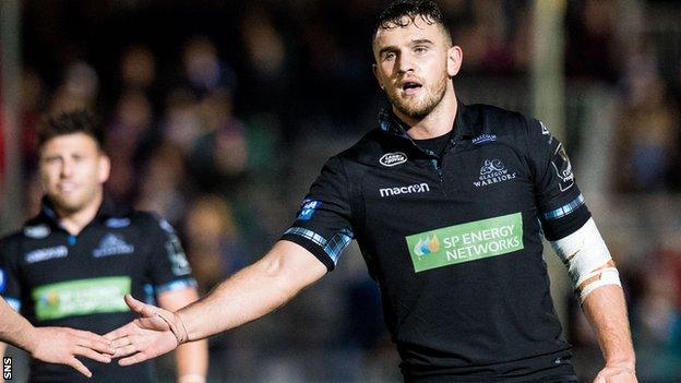 Glasgow Warriors back row Adam Ashe