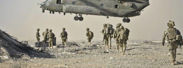 British soldiers in Afghanistan