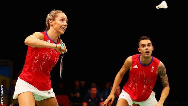 British badminton players Gabby and Chris Adock have won several medals together