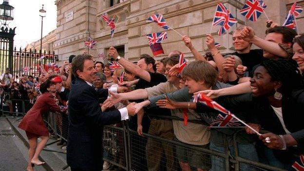 Tony Blair in 1997