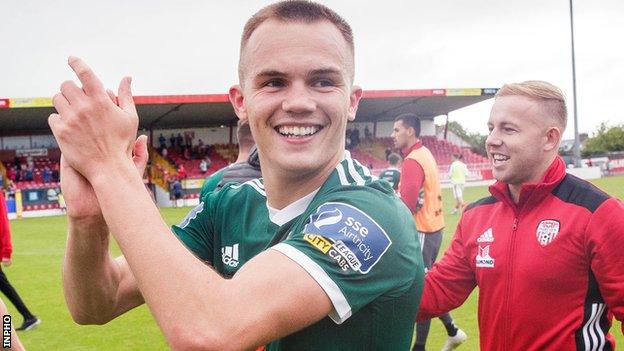 Rory Hale was released by Aston Villa in 2017 after four years at the club and spent last season at Galway United before joining Derry City