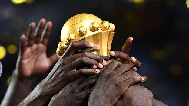 The Africa Cup of Nations trophy