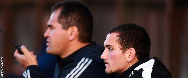 Dave Rennie and Aaron Cruden