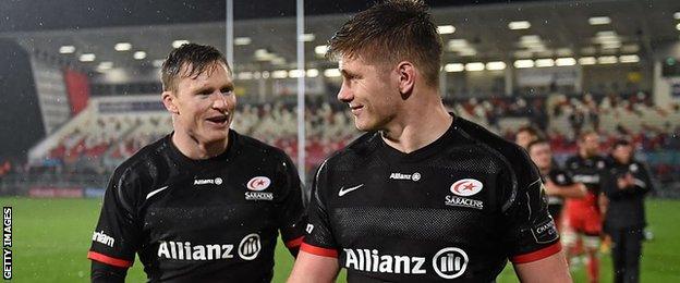 Chris Ashton and Owen Farrell