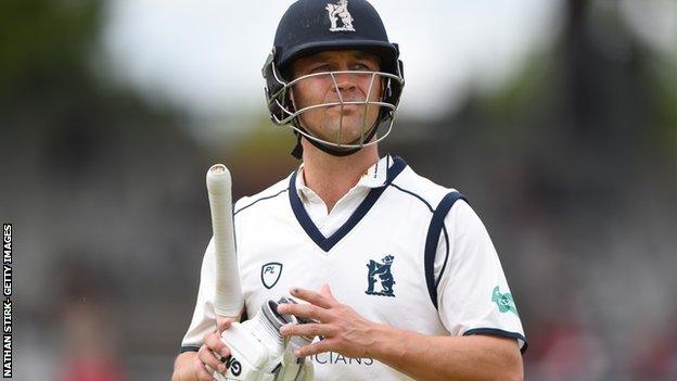 Former England batsman Jonathan Trott is comfortably Warwickshire's top run scorer this summer, with 947 runs from 13 Championship matches