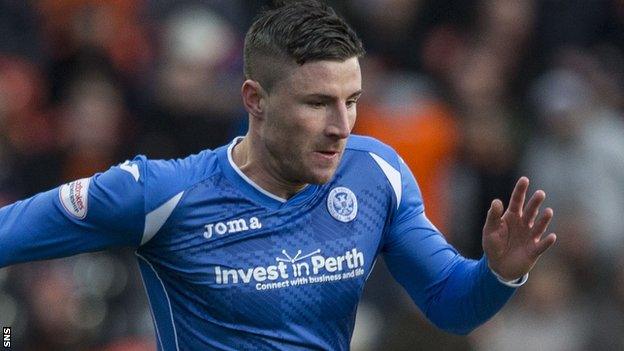 St Johnstone forward Michael O'Halloran