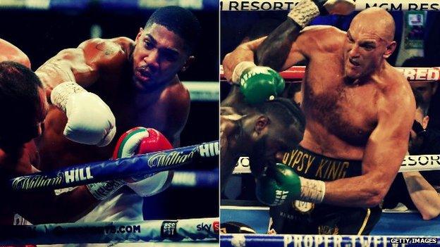 Anthony Joshua and Tyson Fury