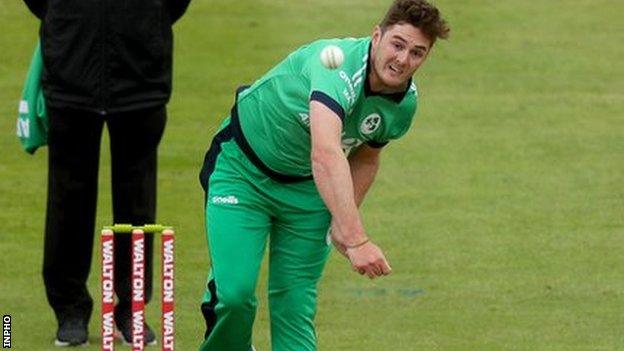 All-rounder Mark Adair made his international debut against England earlier this month