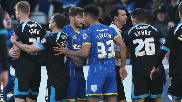 AFC Wimbledon and Portsmouth