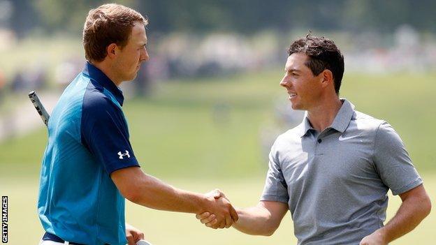 Rory McIlroy and Jordan Spieth