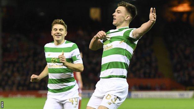 Celtic defender Kieran Tierney