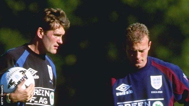 Glenn Hoddle and Alan Shearer