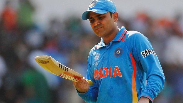 India's Virender Sehwag