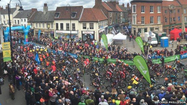 Tour de Yorkshire in Selby