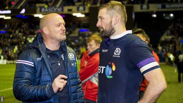 Gregor Townsend and John Barclay