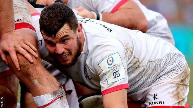 Sean Reidy could miss Ulster's game in Galway