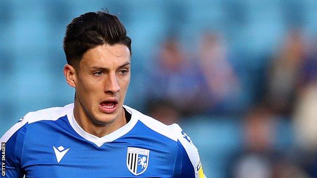 Alfie Jones made 35 appearances for Gillingham during a loan spell last season