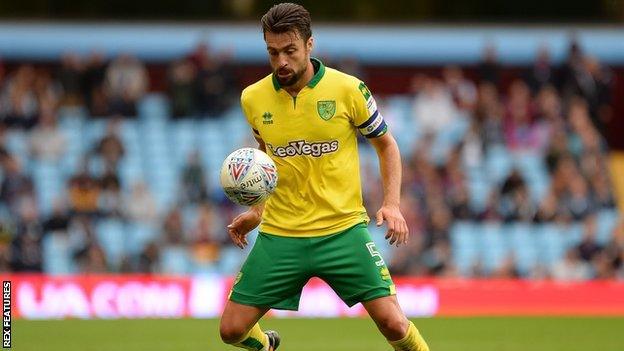 Norwich captain Russell Martin