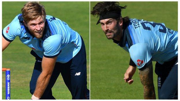 David Willey and Reece Topley