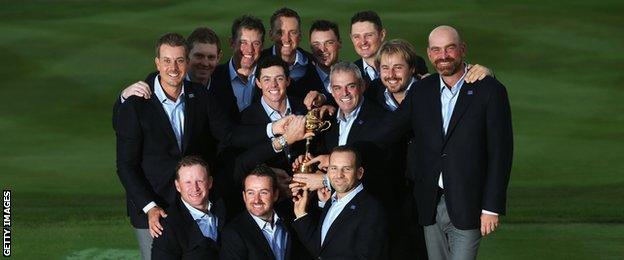 Europe's 2014 Ryder Cup team