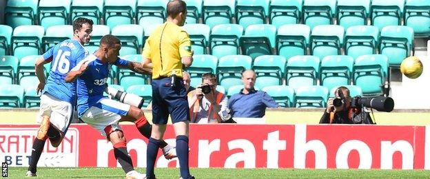 James Tavernier levelled with a free-kick into the top corner