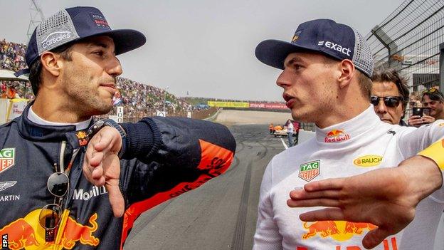 Max Verstappen, Daniel Ricciardo