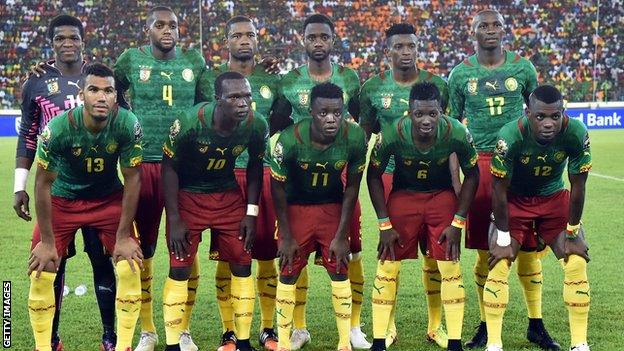 Cameroon's national football team in 2015