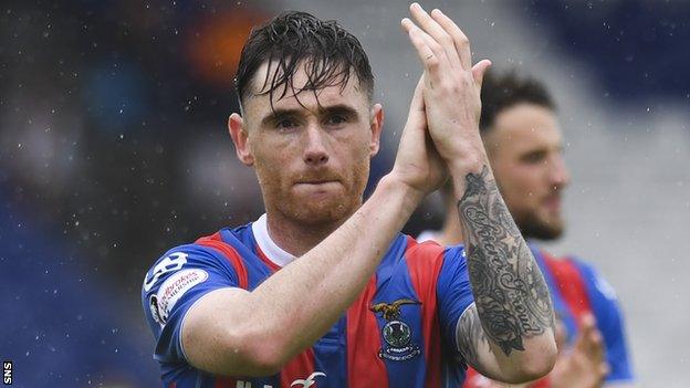 Greg Tansey says goodbye to the Inverness Caledonian Thistle fans