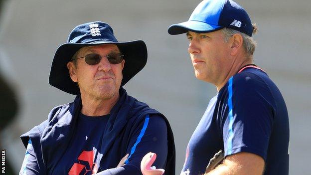 Trevor Bayliss and Chris Silverwood