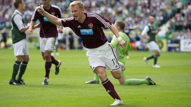 Former Hearts midfielder Andrew Driver