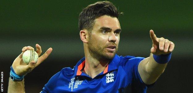 James Anderson in action in 2015