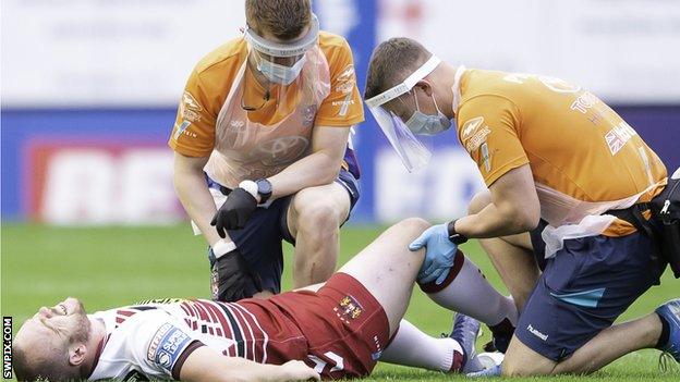 Liam Marshall previously injured his anterior cruciate ligament in 2018