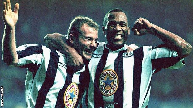 Alan Shearer and Les Ferdinand