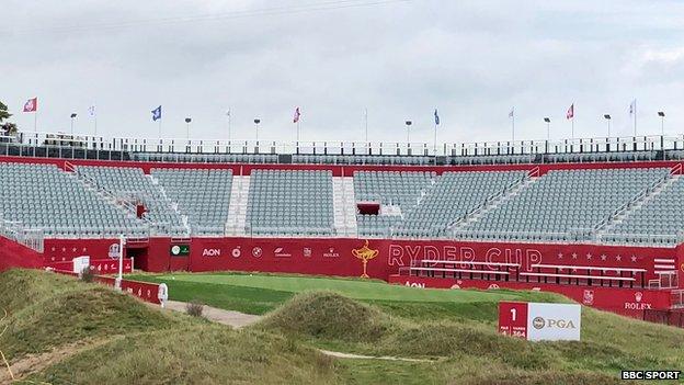 First tee at Whistling Straits