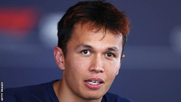 Williams driver Alex Albon