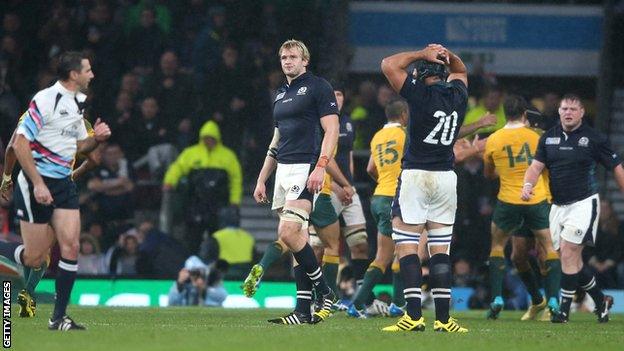 Scotland's last-gasp loss to Australia was a painful exit from the 2015 World Cup