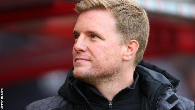 Bournemouth manager Eddie Howe