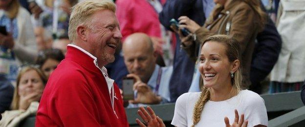 Boris Becker & Jelena Djokovic