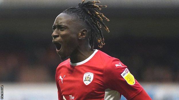 Barnsley's Domingos Quina scored his second goal since his January deadline day move from Watford