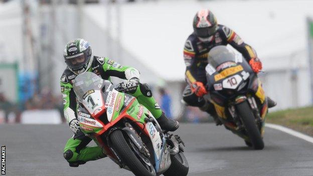 Irwin has won the last four Superbike races at the North West 200